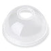 Dart - Clear Dome Lid Straw Slot For 12 oz Cups - 100/Pack - Bulk Mart