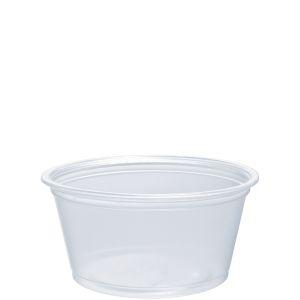 Stock Your Home 8 oz Clear Plastic Dessert Cups With Dome Lid - 50 Count 