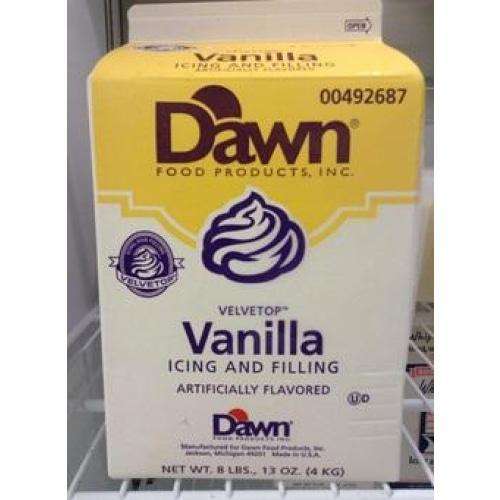 Dawn - Velvetop Whipped Vanilla Icing and Filling Liquid - 4 x 4 Kg - Bulk Mart