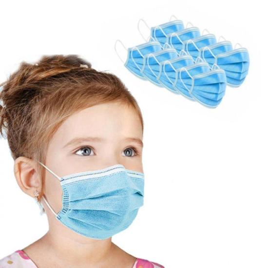 Disposable Face Mask For Kids 3 Ply Protective - 50 / Pack - Bulk Mart