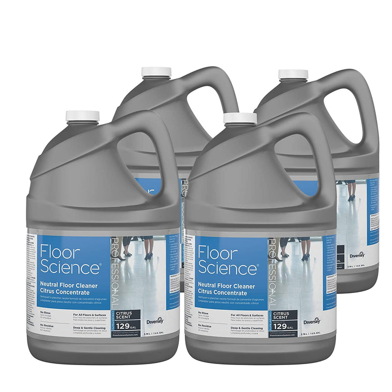 Diversey - Floor Science Neutral Floor Cleaner Citrus - 3.78 L - Bulk Mart