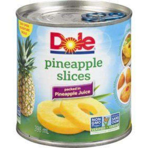 Dole - Pineapple Slices In Juice - 24 X 398 Ml - Dole