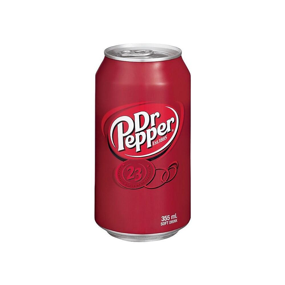 Dr Pepper Original Soda - 12 x 355 ml, Pop Drink Bulk Mart