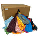 DURA - Color Wiping T-Shirt Rags in Box - 20 Lbs - Bulk Mart
