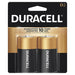 Duracell - Coppertop Type D Batteries - 2 / Pack - Bulk Mart
