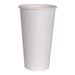 E2E - 20 Oz Hot Paper Cups White - 25 / Sleeve - Bulk Mart