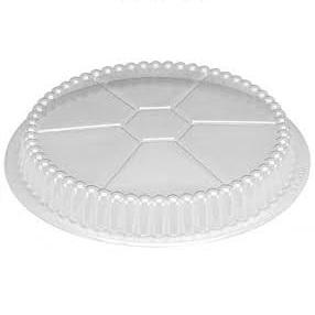 Ecopax - L7 - 7" Round Clear Plastic Dome Lid for 7" Foil Container - 500/Case - Bulk Mart