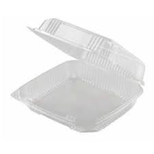 Ecopax - OPS993S - 9" Plastic Clamshell Container - 250/Case - Bulk Mart