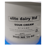 Elite Dairy - Sour Cream 14% - 10 Kg - Bulk Mart
