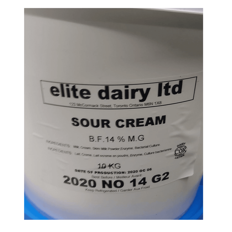 Elite Dairy - Sour Cream 14% - 10 Kg - Bulk Mart