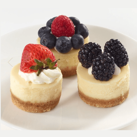 Elite Sweets - 2" Classic Cheesecake - 140 / Case - Bulk Mart