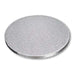 Enjay - 10" Round x 1/4" Thick Silver Cake Board - 12 / Pack - Bulk Mart