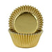 Enjay - 1.25" x 0.875 x 3" Gold Brite Mini Foil Baking Cup - 500/Pack - Bulk Mart