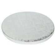 Enjay - 9" Round x 1/2" Thick Silver Cake Board - 12 / Case - Bulk Mart