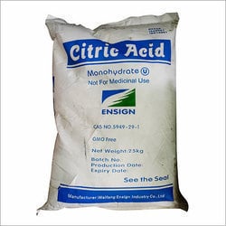 Ensign - Monohydrate Citric Acid - Tatri - 55 Lbs - Bulk Mart