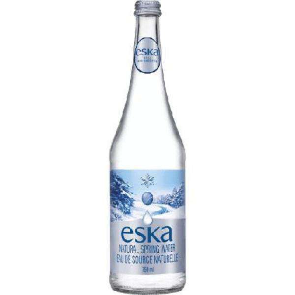Eska - Natural Spring Water Glass - 12 x 750 ml - Bulk Mart