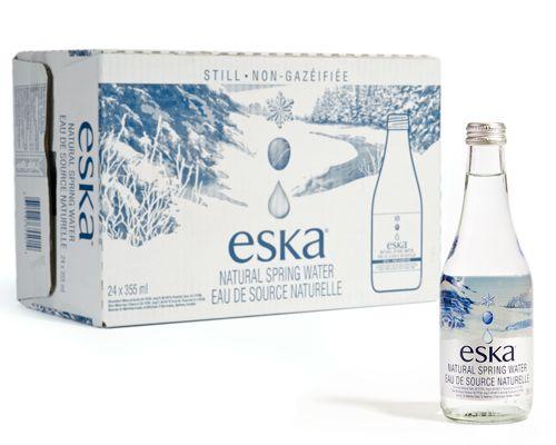 Eska - Natural Spring Water Glass Bottle - 24 x 355 ml - Bulk Mart