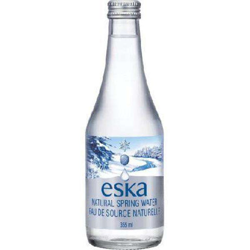 Eska - Natural Spring Water Glass Bottle - 24 x 355 ml - Bulk Mart