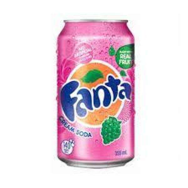 Fanta - Cream Soda - 12 x 355 ml / Pack - Bulk Mart
