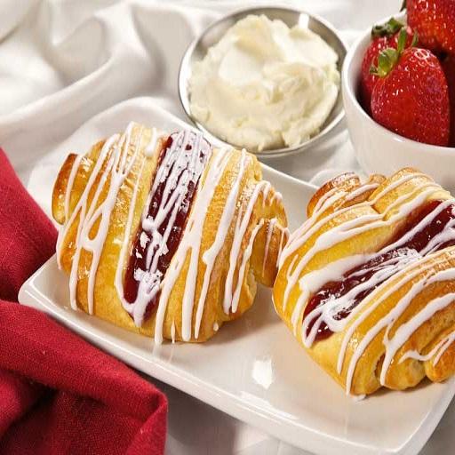 Fiera Foods - Danish Strawberry Cheese 3.5 Oz - 64 Pcs - Bulk Mart