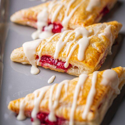 Fiera Foods - Raspberry Turnover 3.75 Oz - 84 Pcs - Bulk Mart