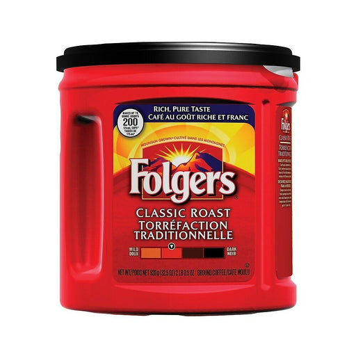 Folgers - Classic Roast Coffee - 920 g - Bulk Mart