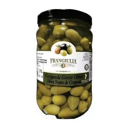 Frangiulia - Cerignola Green Olives - 6 x 1.7 L - Bulk Mart
