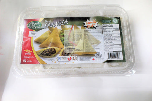 Fresh & Fresh - Halal Beef Samosa - 50 Pcs - Bulk Mart