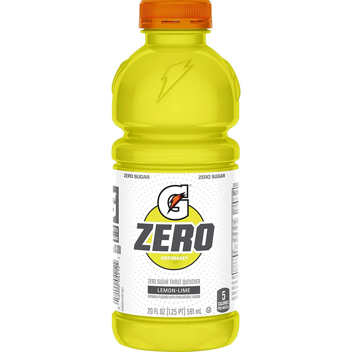 Gatorade - Lemon Lime G Zero Sugar - 12 x 591 ml - Bulk Mart