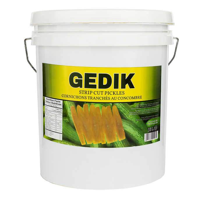 Gedik - Strip Cut Pickles - 18 L - Bulk Mart