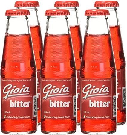 Gioia - Bitter Red Non-alcoholic Aperitif - 24 x 100 ml - Bulk Mart