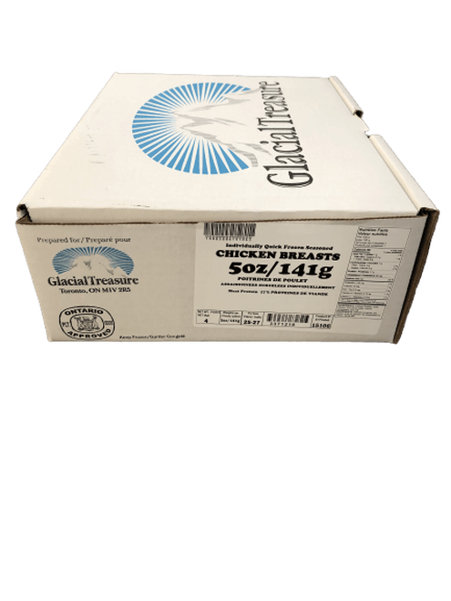 Glacial Treasure - Chicken Breast 5 Oz - 4 Kg - Bulk Mart