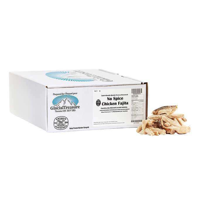 Glacial Treasure - Fully Cooked Chicken Fajita Halal - 4 Kg - Bulk Mart