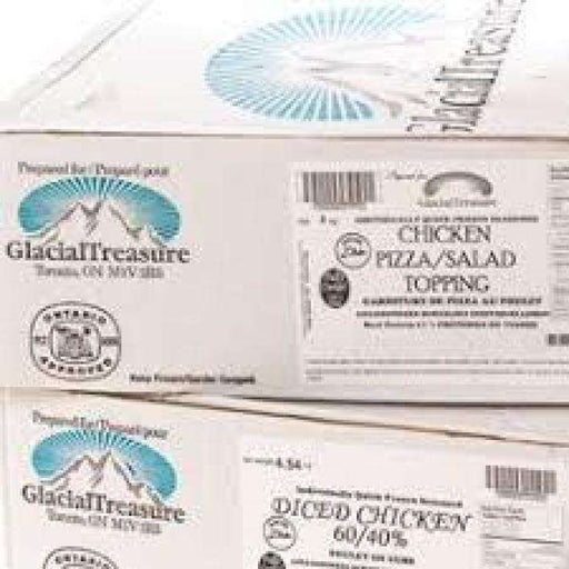 Glacial Treasure - Fully Cooked Chicken Pizza Salad Topping Halal - 4 Kg - Bulk Mart