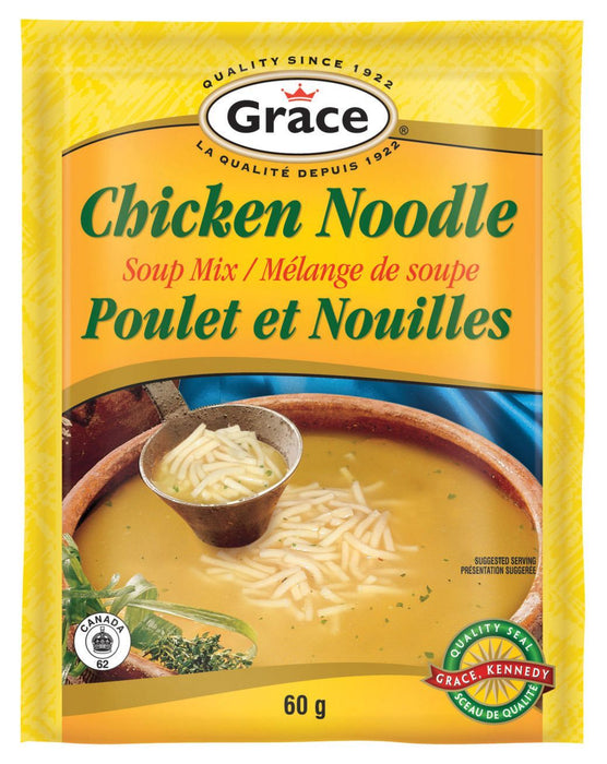Grace - Chicken Noodle Soup Mix - 60 g - Bulk Mart