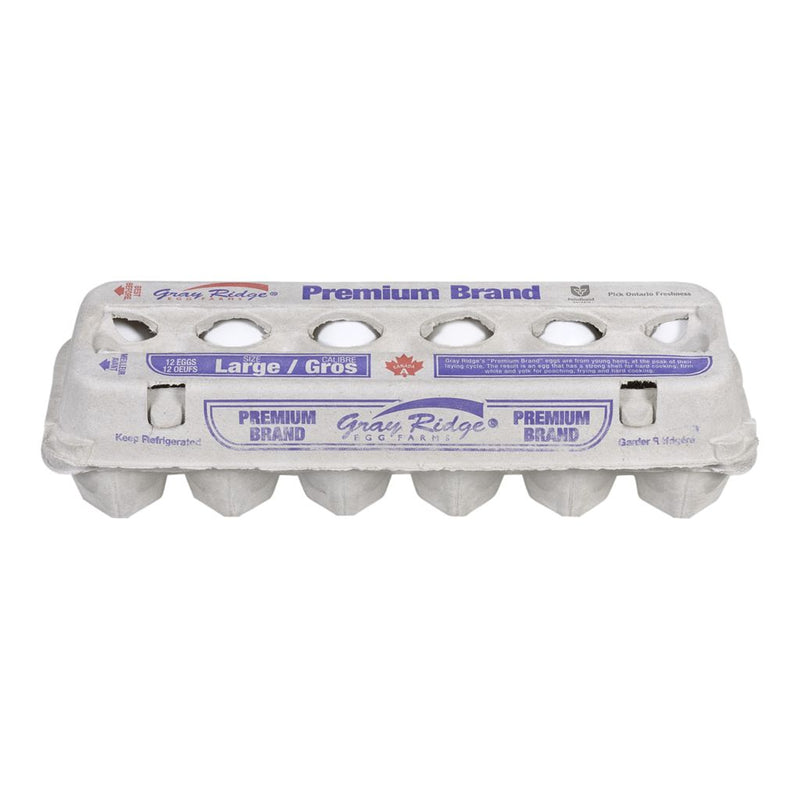 Gray Ridge - Large Eggs Cartons - 1 Dozen - Bulk Mart