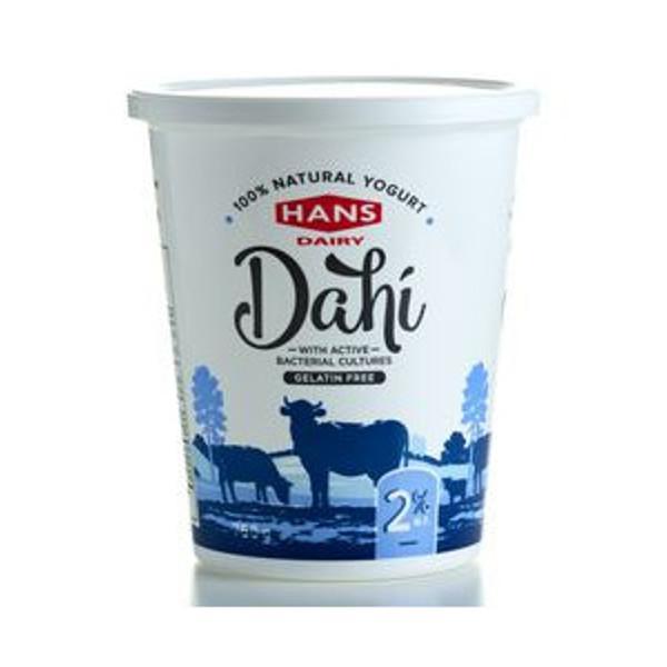 Hans Dairy - Dahi 2% Natural Yogurt - 6 x 750 g - Bulk Mart