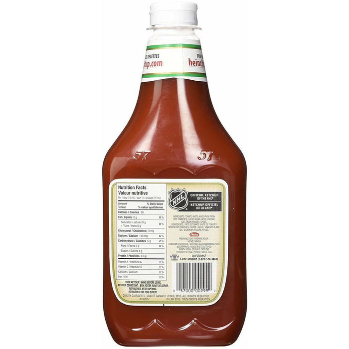 Heinz - Tomato Ketchup EZ Squeeze Bottle - 1 L - Bulk Mart