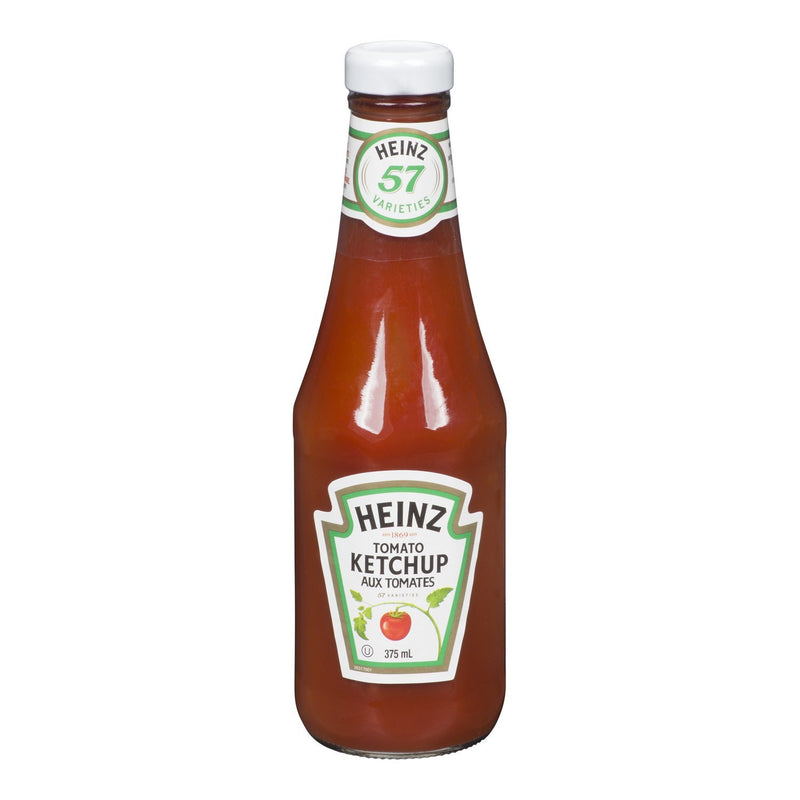Heinz - Tomato Ketchup Glass Bottle Kosher - 375 ml - Bulk Mart