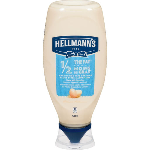 Hellmann's - Light 1/2 The Fat Mayonnaise Squeeze Bottle - 750 ml - Bulk Mart