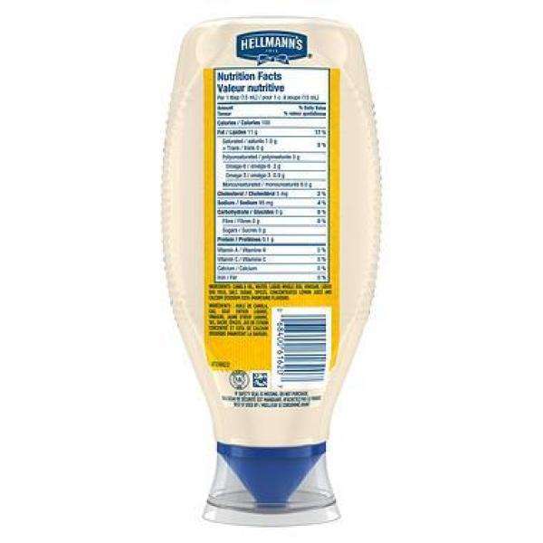 Hellmann's - Squeeze Real Mayonnaise - 750 ml - Bulk Mart