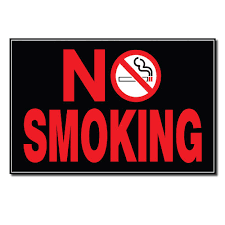 Hillman - 8" x 12 " No Smoking Sign - Each - Bulk Mart