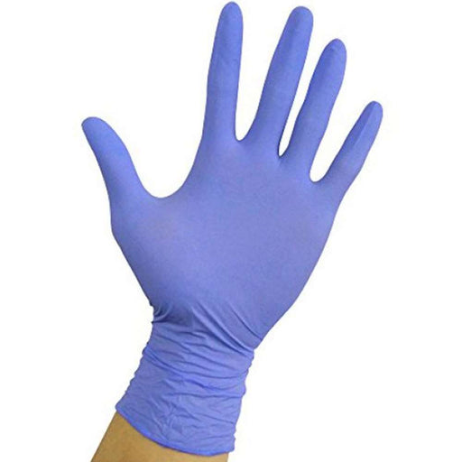 Hongray - Nitrile Examination Gloves Medium Powder Free Violet/Blue - 10 x 100/Case - Bulk Mart