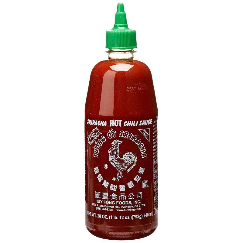 Huy Fong - Sriracha Hot Chili Sauce 28 oz - 12 x 793 ml - Bulk Mart