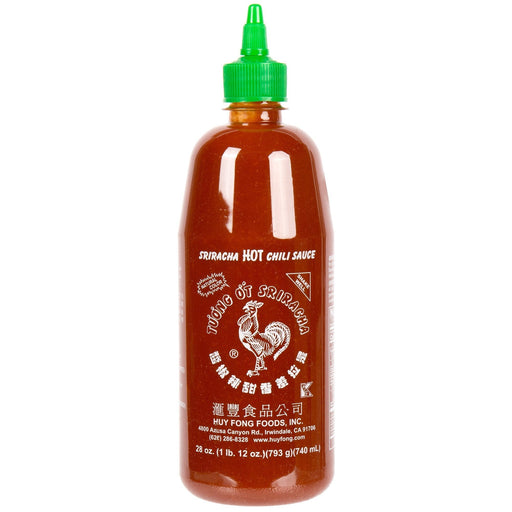Huy Fong - Sriracha Hot Chili Sauce 28 oz - 12 x 793 ml - Bulk Mart