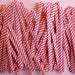 HY-Five - 7" Red Stripped Twist Ties - 2000 / Pack - Bulk Mart
