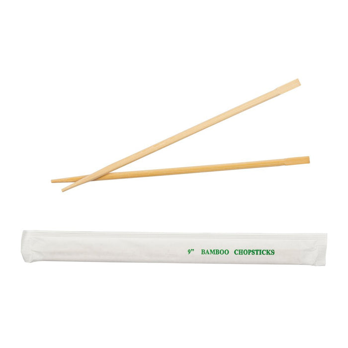 Hy Sticks - 9" Chopsticks Wrapped - 50 / Pack - Bulk Mart