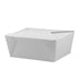 InnoPak - #4 White Paper Food Container 8.5" x 6.25" x 3.5"- 90 / Case - Bulk Mart