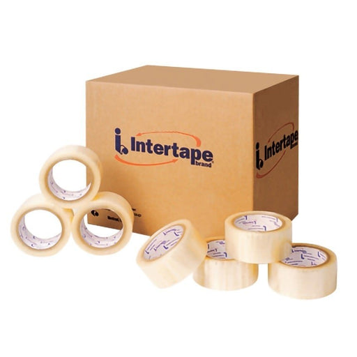Intertape - 6100 Box Sealing Tape 48mm x 132m - 36 Rolls/Case - Bulk Mart
