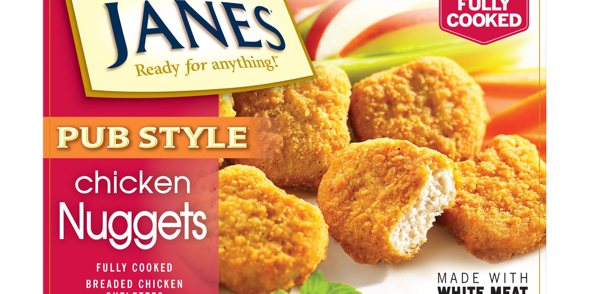 Frozen Pub Style Fully Cooked Chicken Breast Nuggets 700g Janes In